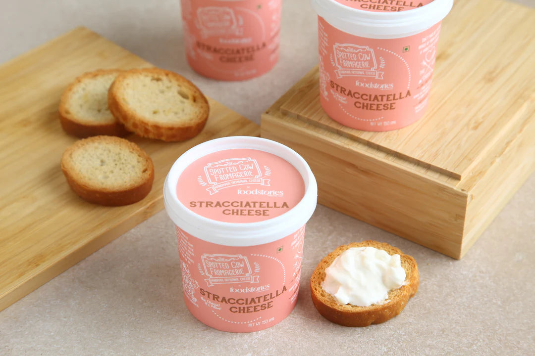 Fresh Cheese – Straciatella - No preservatives - The Spotted Cow Fromagerie - 150gm