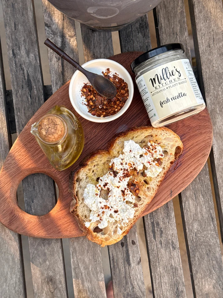 Cheese | Fresh Ricotta -Plant Based -Dairy Free-No preservatives– Millie’s Kitchen – 175gm