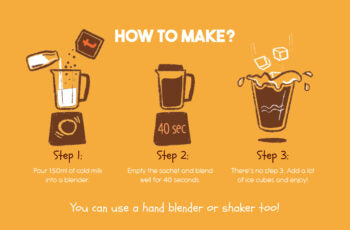 Iced Mocha | 55% Dark - Ready To Blend - Vegan, No Refined Sugar & Chemical Free - Tiggle – 25gm