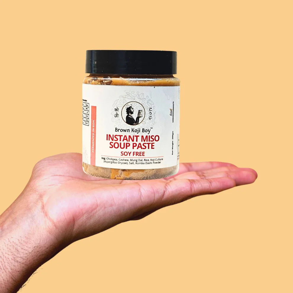 Instant Miso Soup Paste - Soy Free -  Brown Koji Boy - 200gm