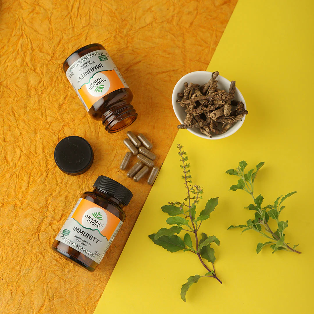 Immunity - Boost Immune Response - Organic India - 60 Capsules