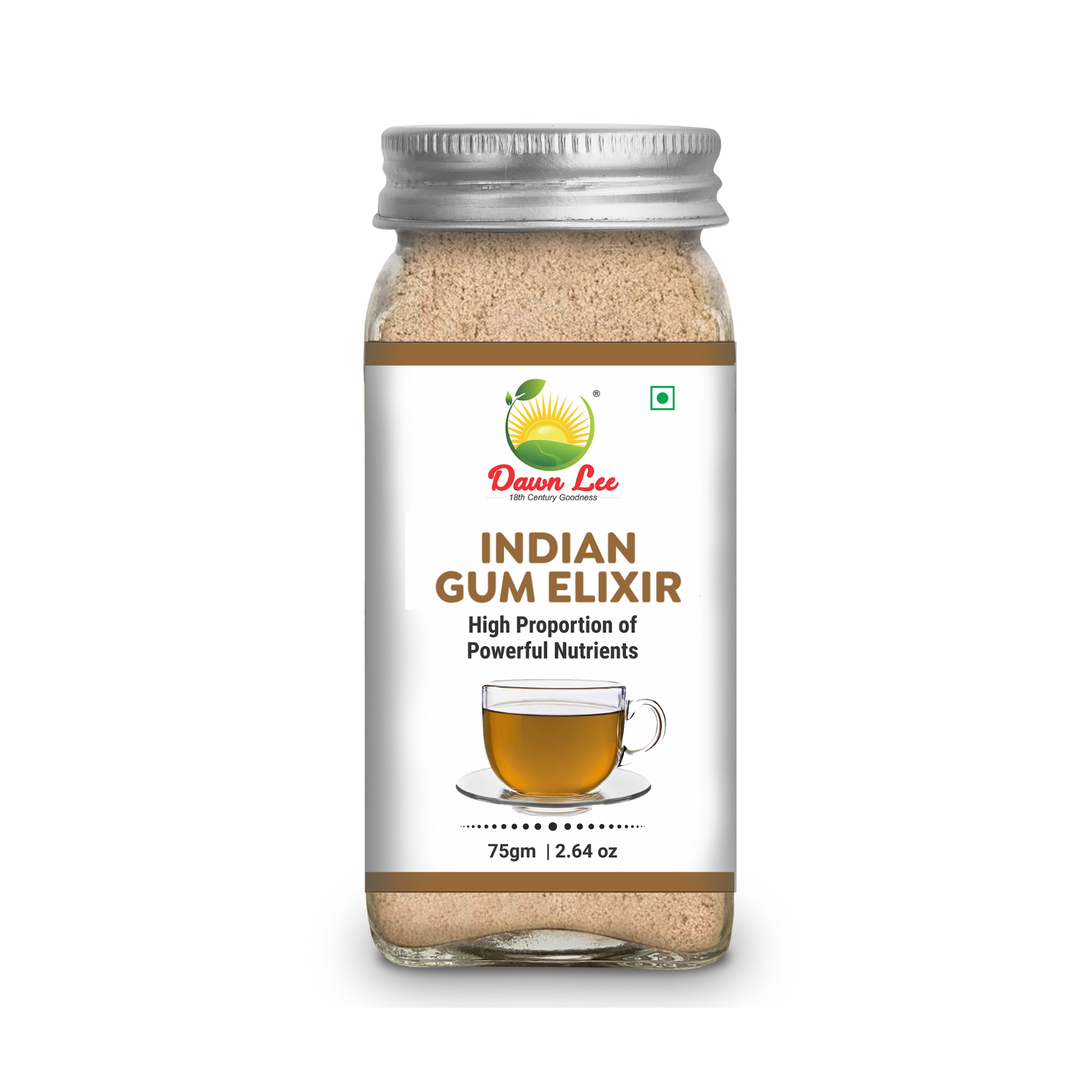 Gum Elixir | Indian - HIgh Proportion Of Powerful Nutrients - Vegan & No Added Preservatives - Dawn Lee - 75gm