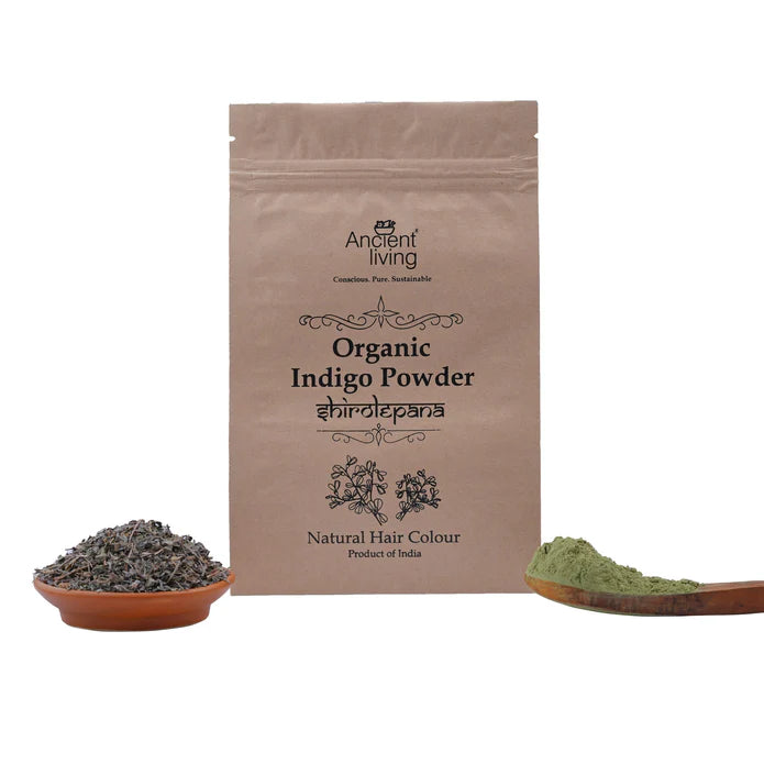 Indigo Powder - Natural Hair Color - Ancient Living - 100gm