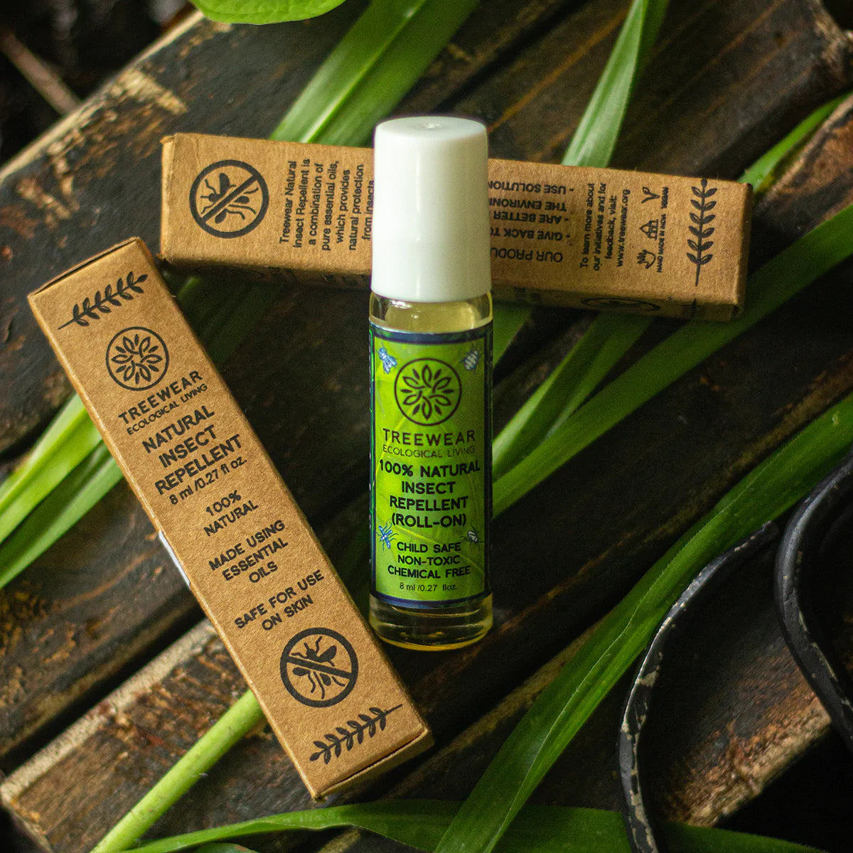 Insect Repellent | Natural - Cruelty Free, Non toxic & Chemical Free - Tree Wear - Single piece - 8ml
