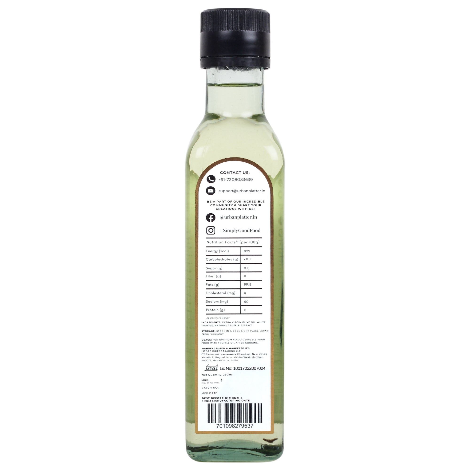 Italian White Truffle Oil – Urban Platter – 250ml