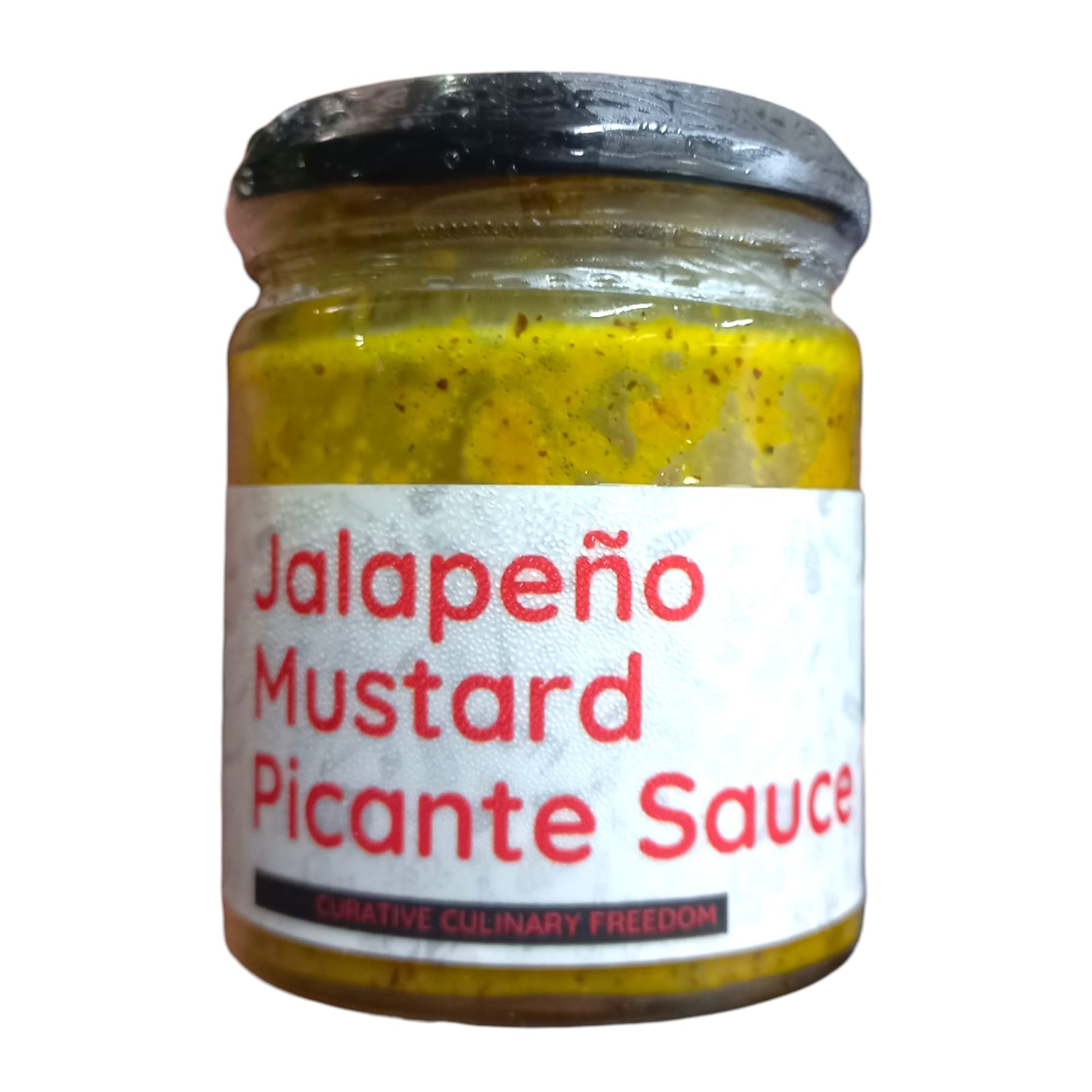 Sauce | Jalapeno Mustard Picante Sauce - Made With Cold Pressed Rice Bran Oil - Vegan, No Added Flavors, Colors, Thickener & No Emulsifiers And Stabilisers – CHEF ZEHN – 200gm