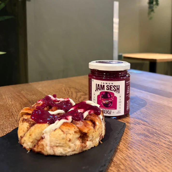 Jam | Jamun Jam- 70% Fruit In a Jar-No Added Preservatives, Colour, Refined Sugar –Beku – 220gm