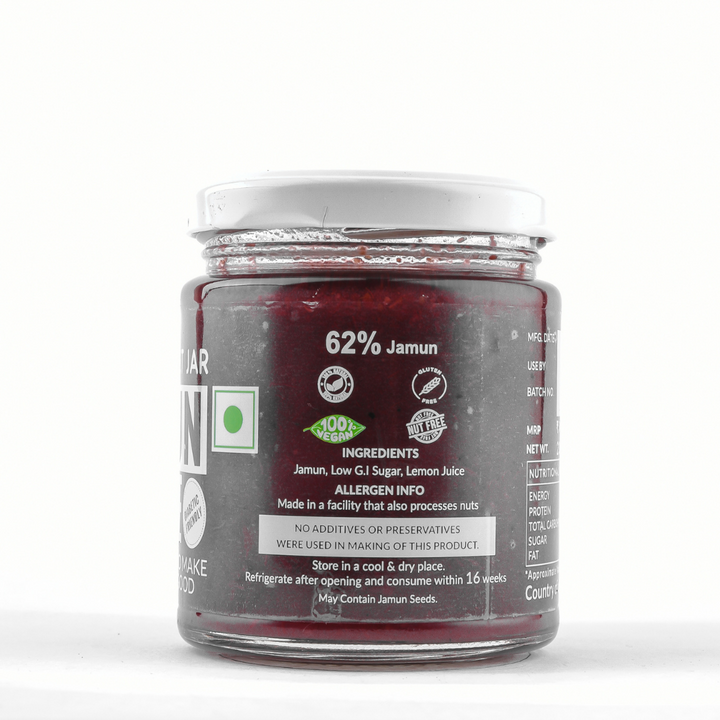 Jamun Preserve – Vegan, Gluten Free, No Refined Sugar & Nut Free – The Gourmet Jar – 230gm