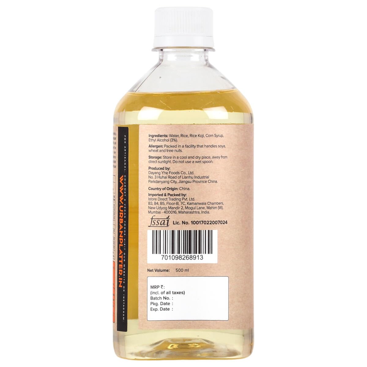 Japanese Cooking Rice-Wine (Hon-Mirin) - Urban Platter - 500ml