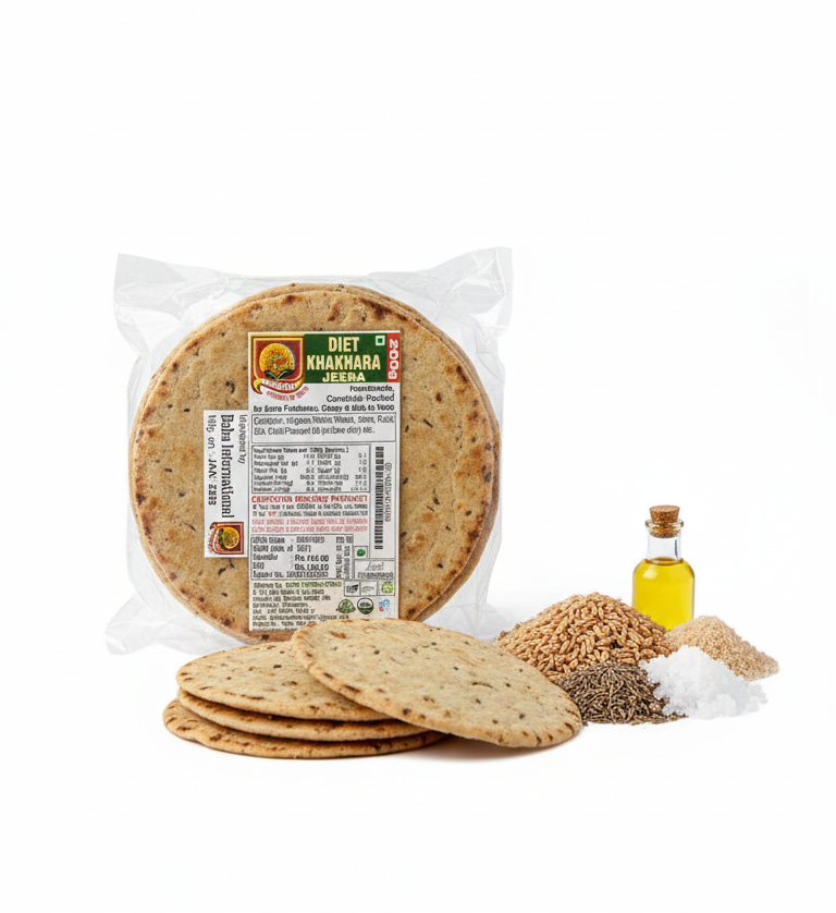 Khakhara| Diet Khakhara Jeera – Crispy & Rich in Tatse - Baba Fresh – 200gm