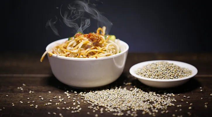 Noodles | Jowar Millet Noodles – 11.97g Protein – Non Fried – Gluten Free, No Added Preservative, No Sugar & No Added Colour, MSG Free – Homemakerz – 200gm