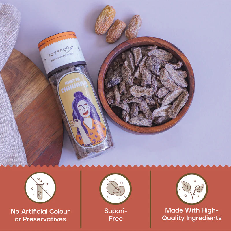 Mouth Freshener | Premium (Khatta Chhuara) - Made With Premium And All Natural Ingredients - No Supari, No Preservatives & No Artificial Flavour – Joyspoon – 100gm