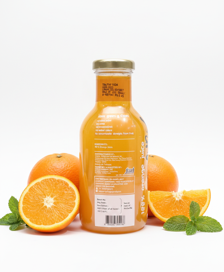 Juice | Sunshine Squeeze -100% Orange Juice- No Added Sugar, No Water, No Preservatives & No Concentrate -No Filter - 355ml