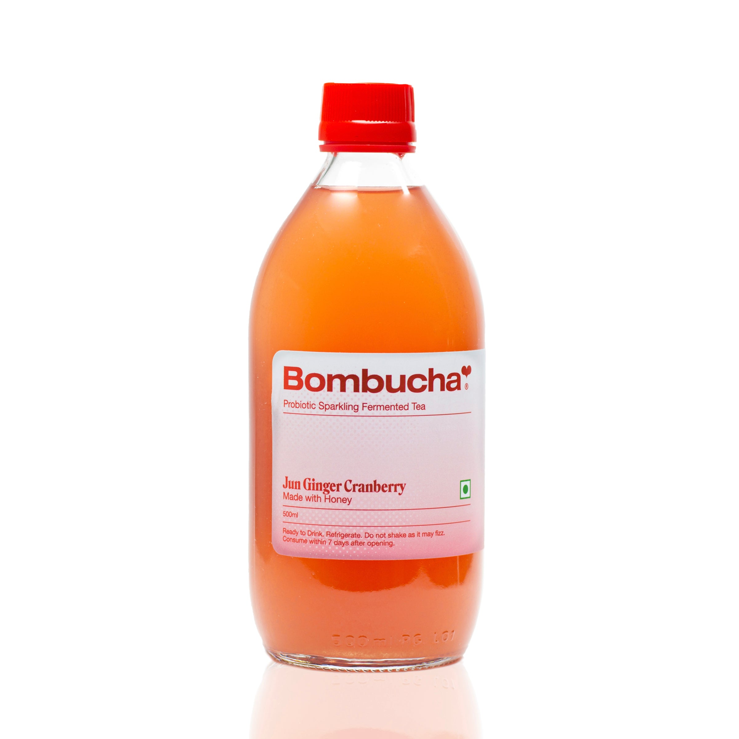Jun Kombucha With Ginger & Cranberry - Bombucha 500ml