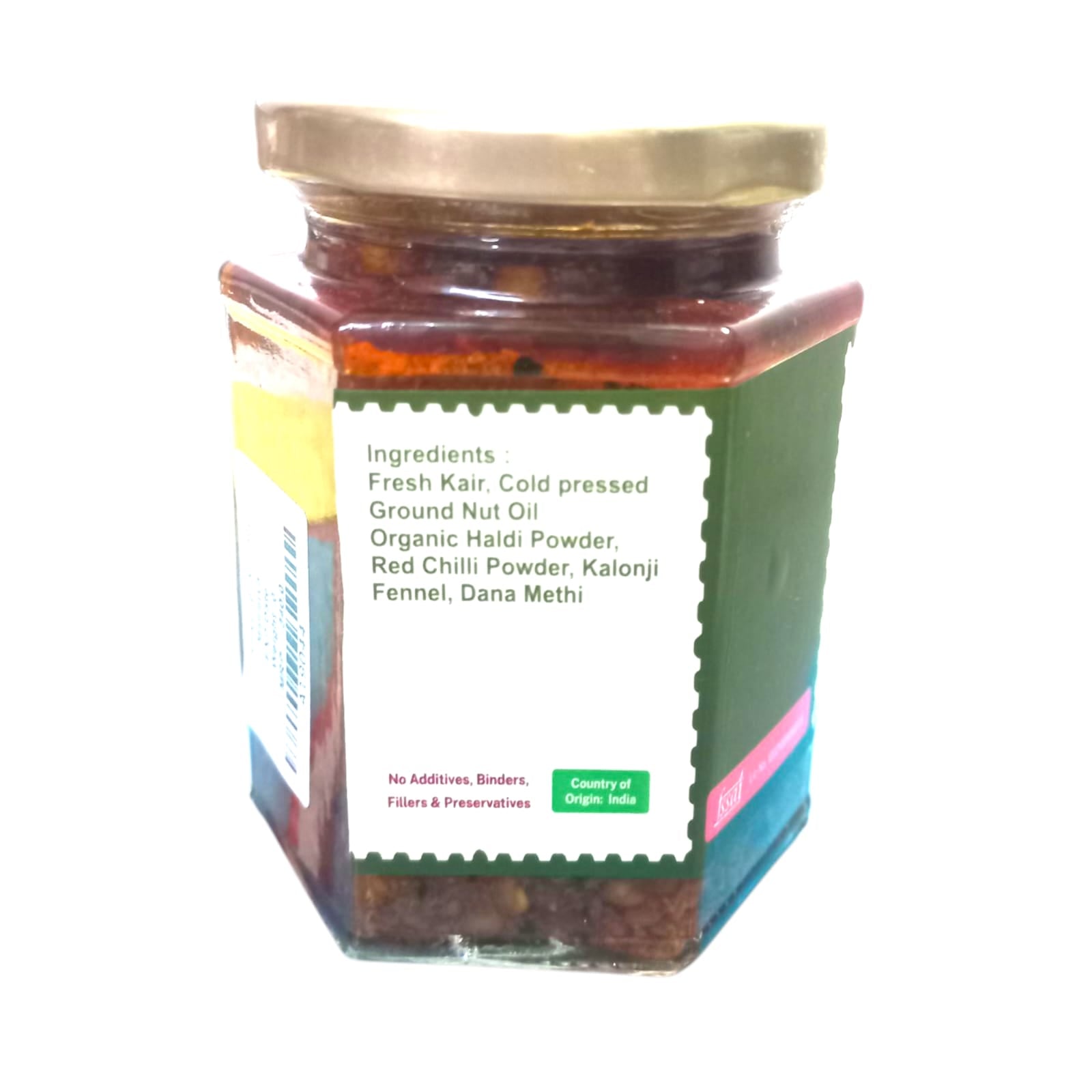Pickle | Kair Pickle - Rajasthani Taste - Natural & Home Made - No Additives, Binders, Fillers & No Added Preservatives - Matratva - 250gm