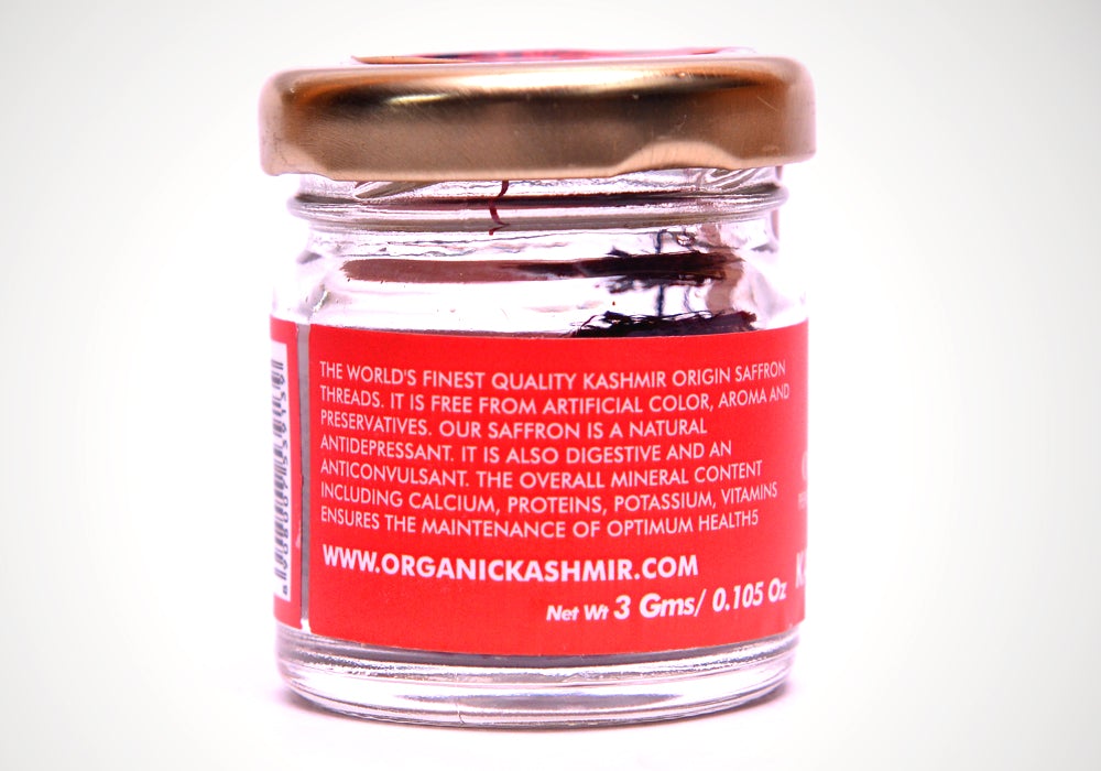 Kashmiri Saffron Mongra – Organic Kashmir – 3gm