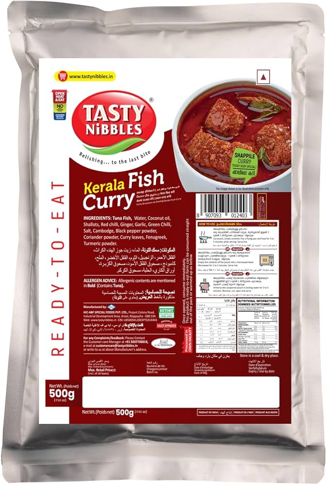 Fish Curry | Kerala Fish Curry With Shappile Curry- Ready To Eat - Tasty Nibbles - 200gm