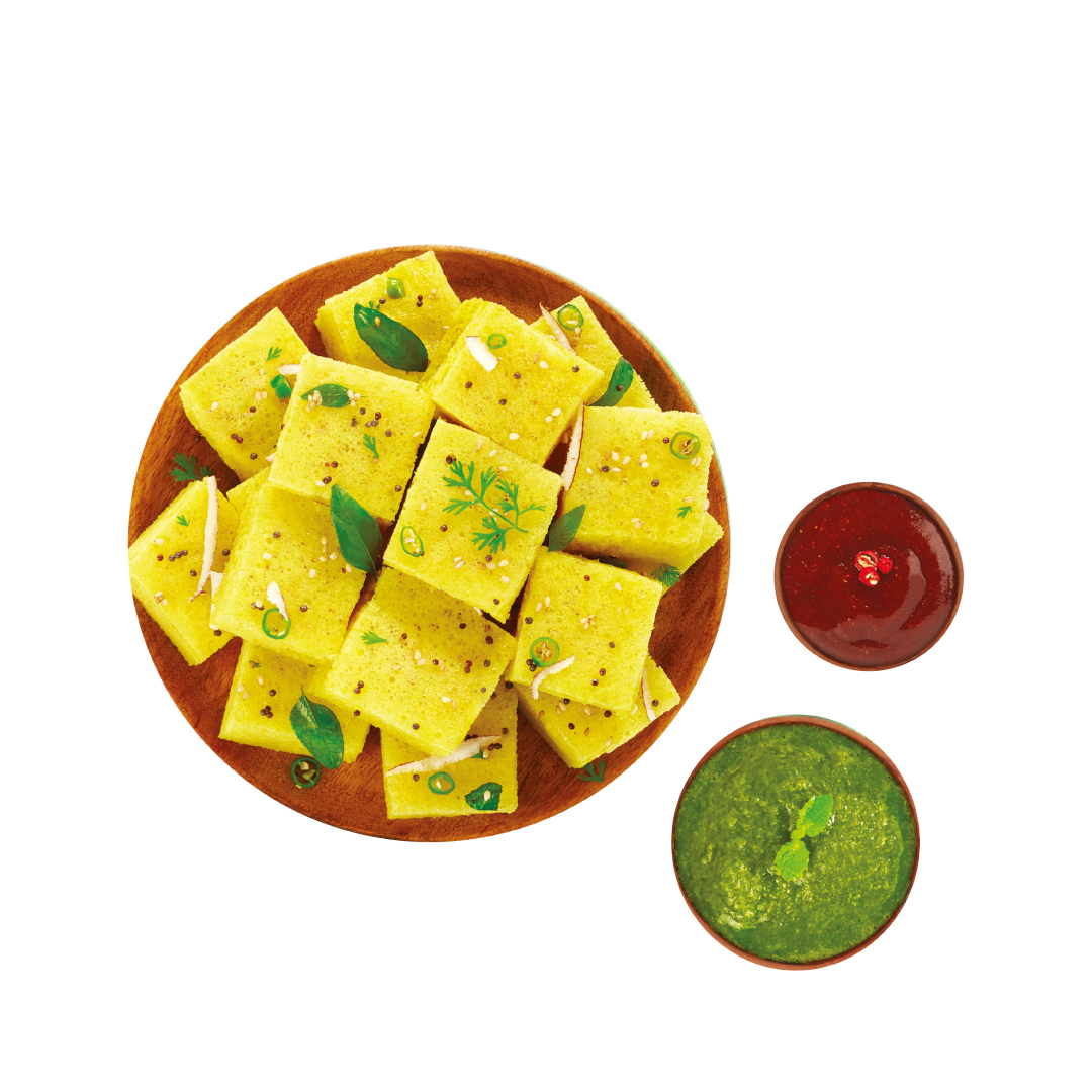 Khaman Dhokla - USDA Organic - Ready Mix - Rich In Protein, Soft & Feather Light Gujrati Style Steamed Snack - Organic Tattva - 200gm