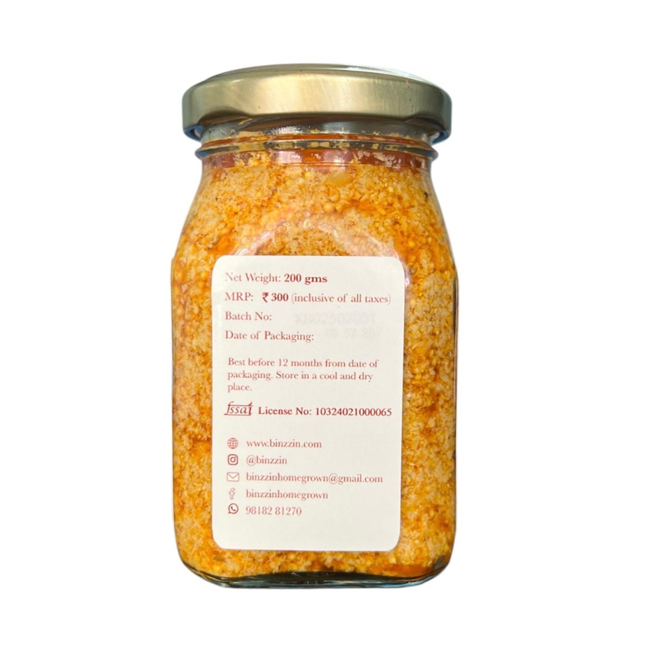 Khorisa | Blend Of Bamboo Shoot, Mustard Oil, King Chilli – No Artificial Flavours Or No Artificial Colours – Binzzin – 200gm