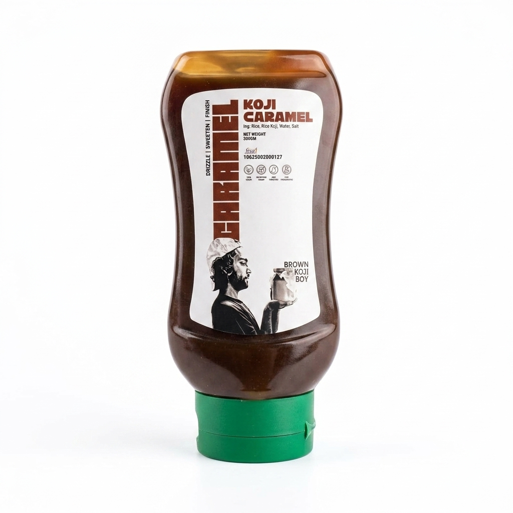 Koji Caramel - Drizzle, Sweeten, Finish- No preservative - Brown Koji Boy - 300gm