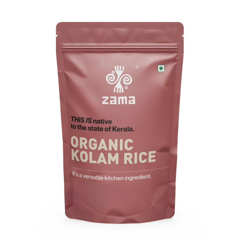 Rice | Kolam Rice - Zama Organics - 500gm