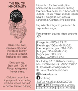 Kombucha Pukka - Bhu - 500ml