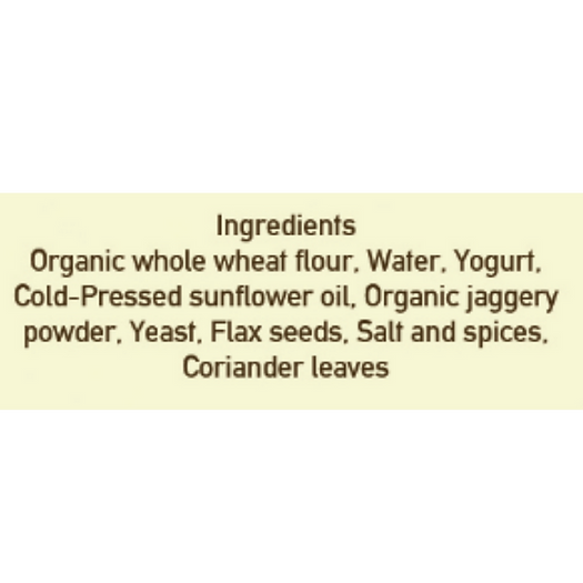 Kulcha | Whole Wheat Flaxseed Kulcha - Paushtaa - 160gm