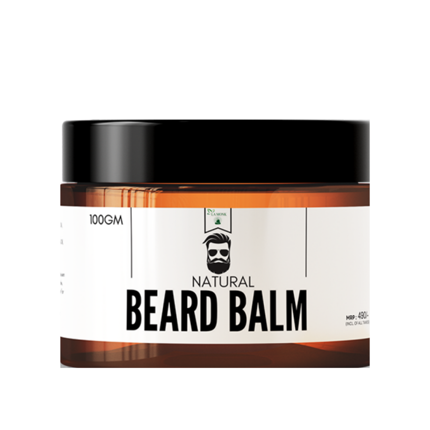 Beard Balm | For Hair Growth - USDA Organic - La Monk – 100gmf
