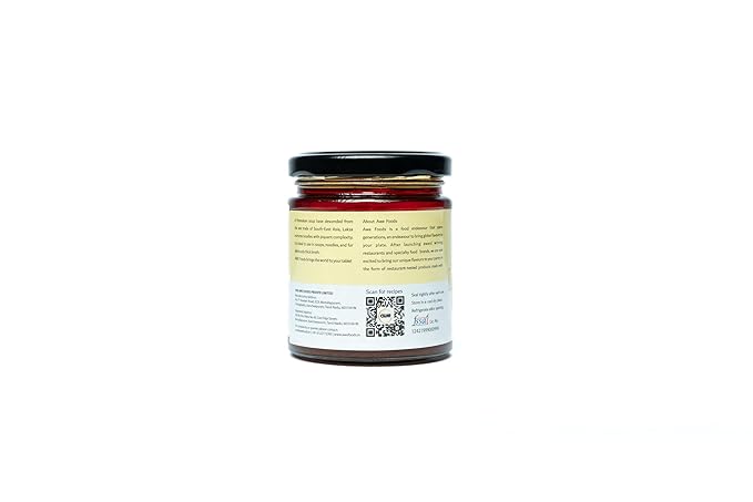 Laksa Sauce | (Made With Spicy Guntur Chilies) - Vegan, No Added Preservatives & No Msg - Awe - 175gm