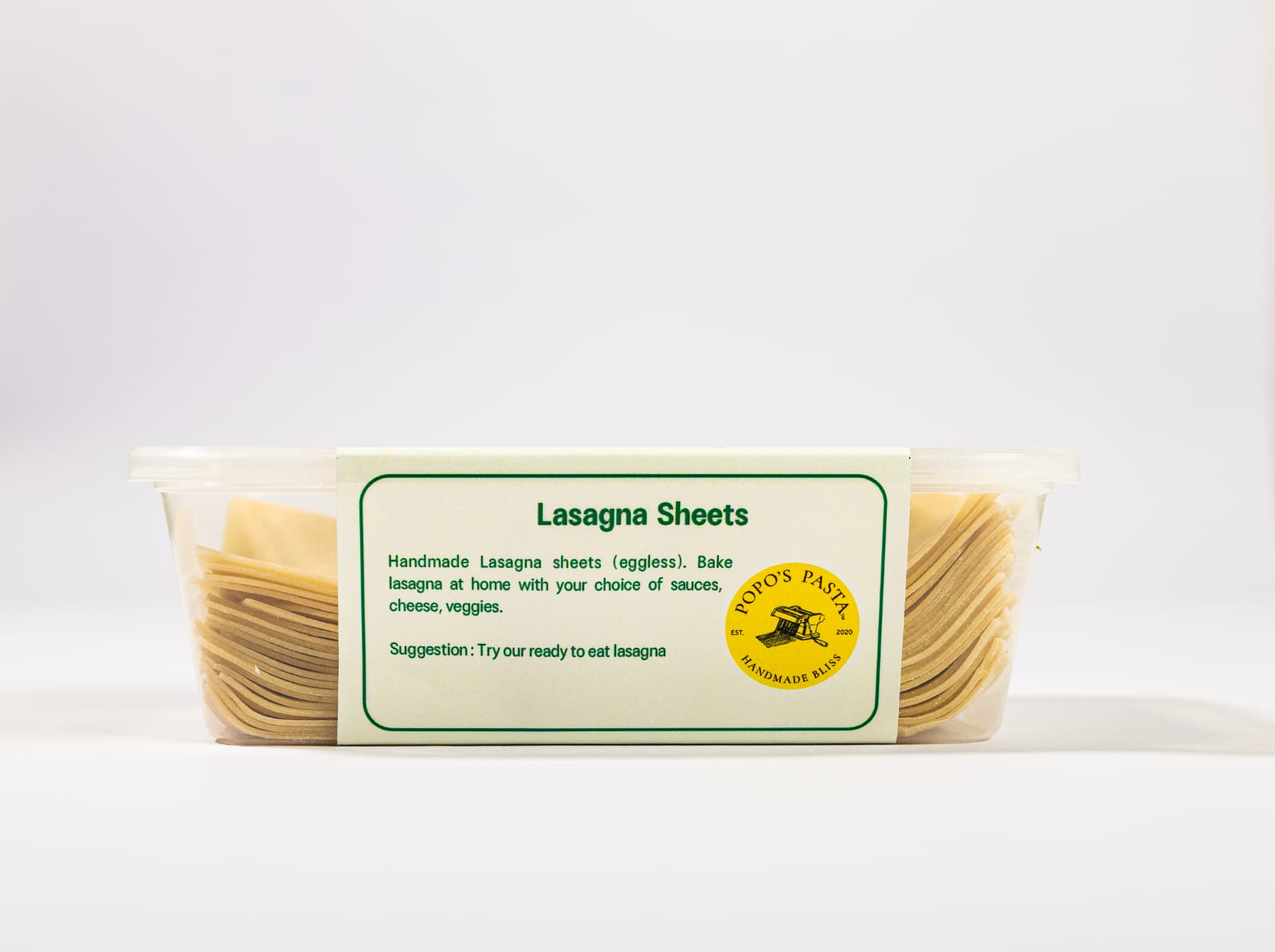 Lasagna Sheet | Fresh - No Maida, No Added Preservatives & No Added Sugar - Nature&