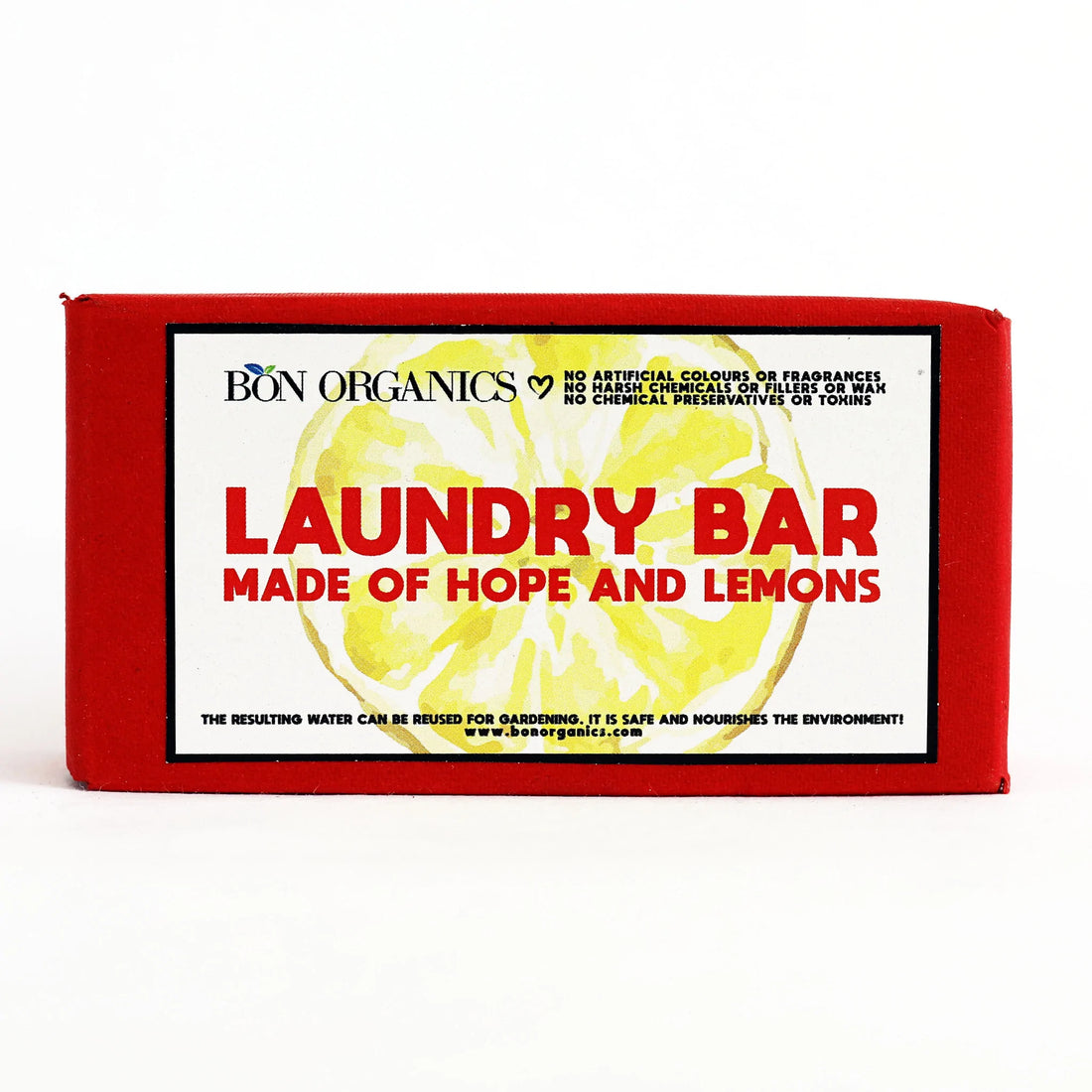 Laundry Bar | Natural - No Artificial Colors, Fragrances, No Harsh Chemical, Fillers, Wax, No Chemical preservatives & Toxins - Bon Organics - 140gm
