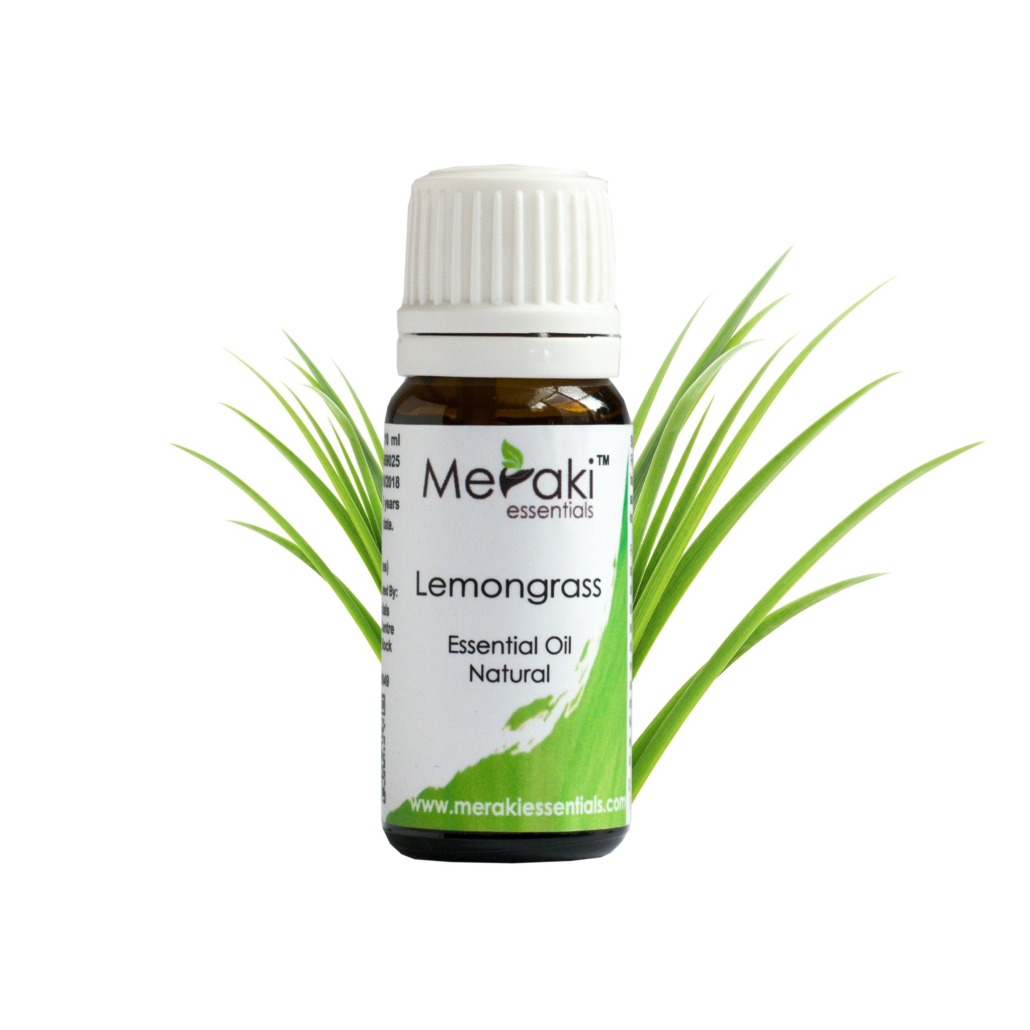 Lemongrass Oil (Cymbopogon Winterianus) - Natural - Indian - Meraki Essentials - 10ml