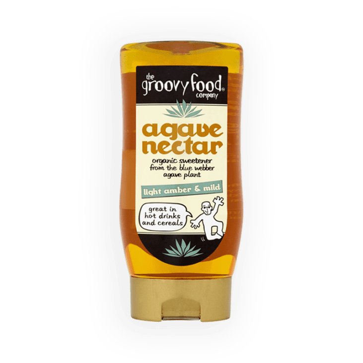Agave Nectar | Organic Sweetener From The Blue Webber Agave Plant - Light Amber & Mild - Light In Hot Drinks And Cereals - Vegan - The Groovy Food Company - 250ml