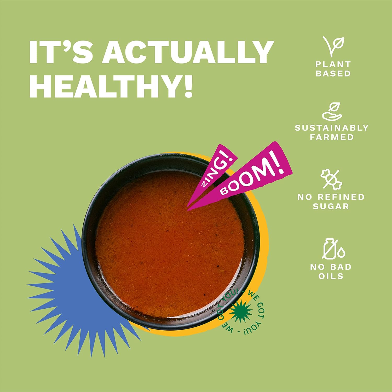 Lime Leaf + Lemongrass (Citrusy Spicy Sweet)- Stir Fry Sauce - Grill, Salad, Curry - Natural - Indian - No Refined Sugar & No Bad Oil - Boombay - 250gm