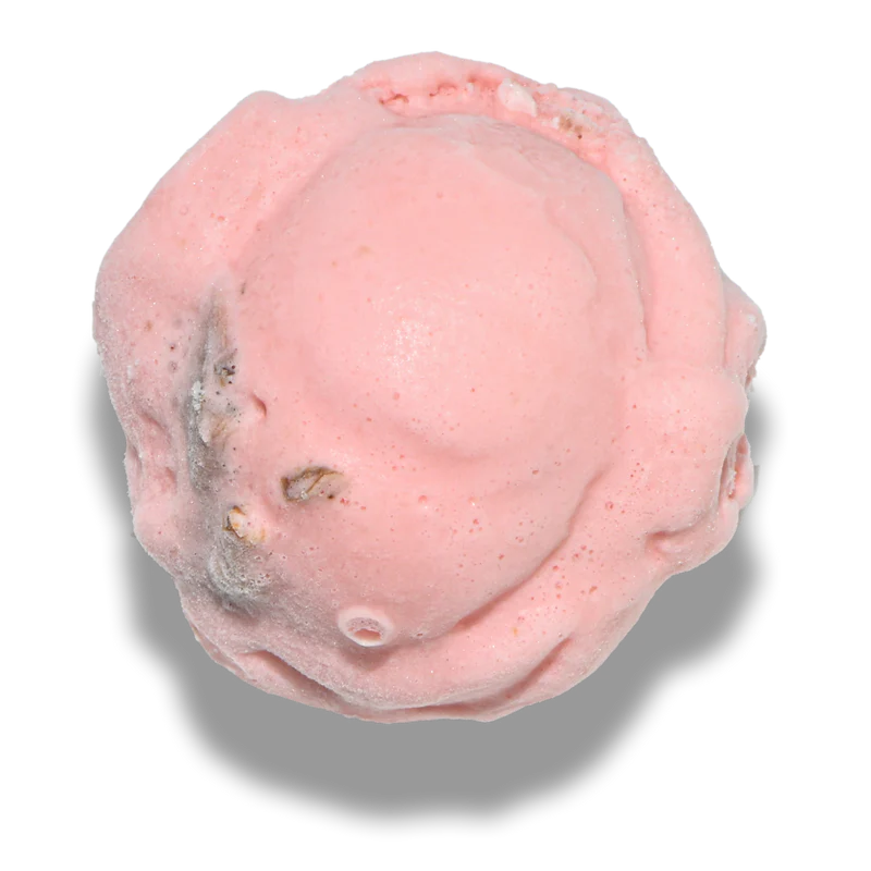 Ice Cream |Strawberry Ice Cream-Made From Desi Milk, Gondh Gum, Organic Butter, Strawberry - Churned with authentic & Real Ingredients - Iceberg Organic Ice Cream - 400ml