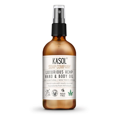 Luxurious Hemp Hand & Body Oil - Vegan, Non Toxic & Palm Oil Free - Kasol Soap Co. - 100ml