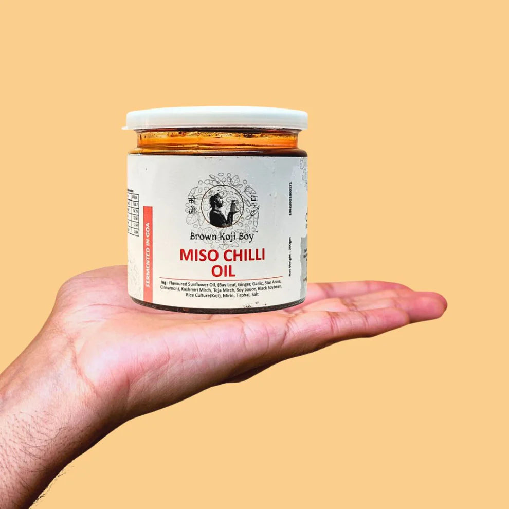 Miso Chilli Oil - Fermented - Brown Koji Boy - 200gm