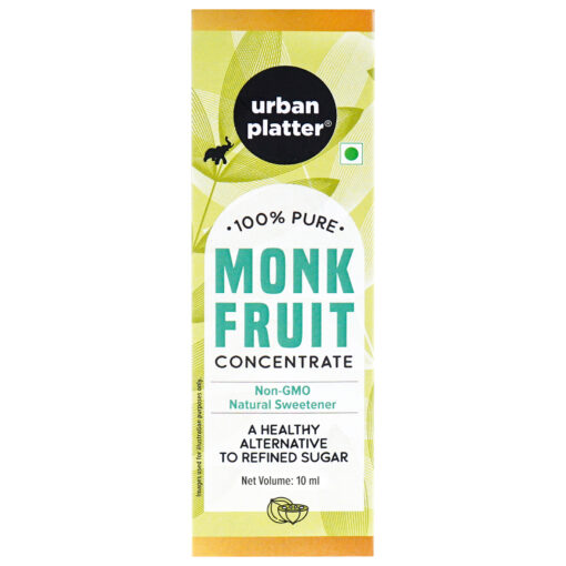Monk Fruit Juice | (Concentrate) - Pure - Natural Sweetners - A Healthy Alternative To Refined Sugar - Non Gmo - Urban Platter – 10ml