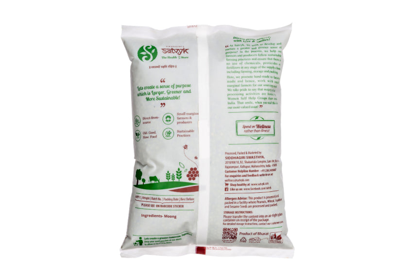 Moong | Whole - Satvyk - 500gm