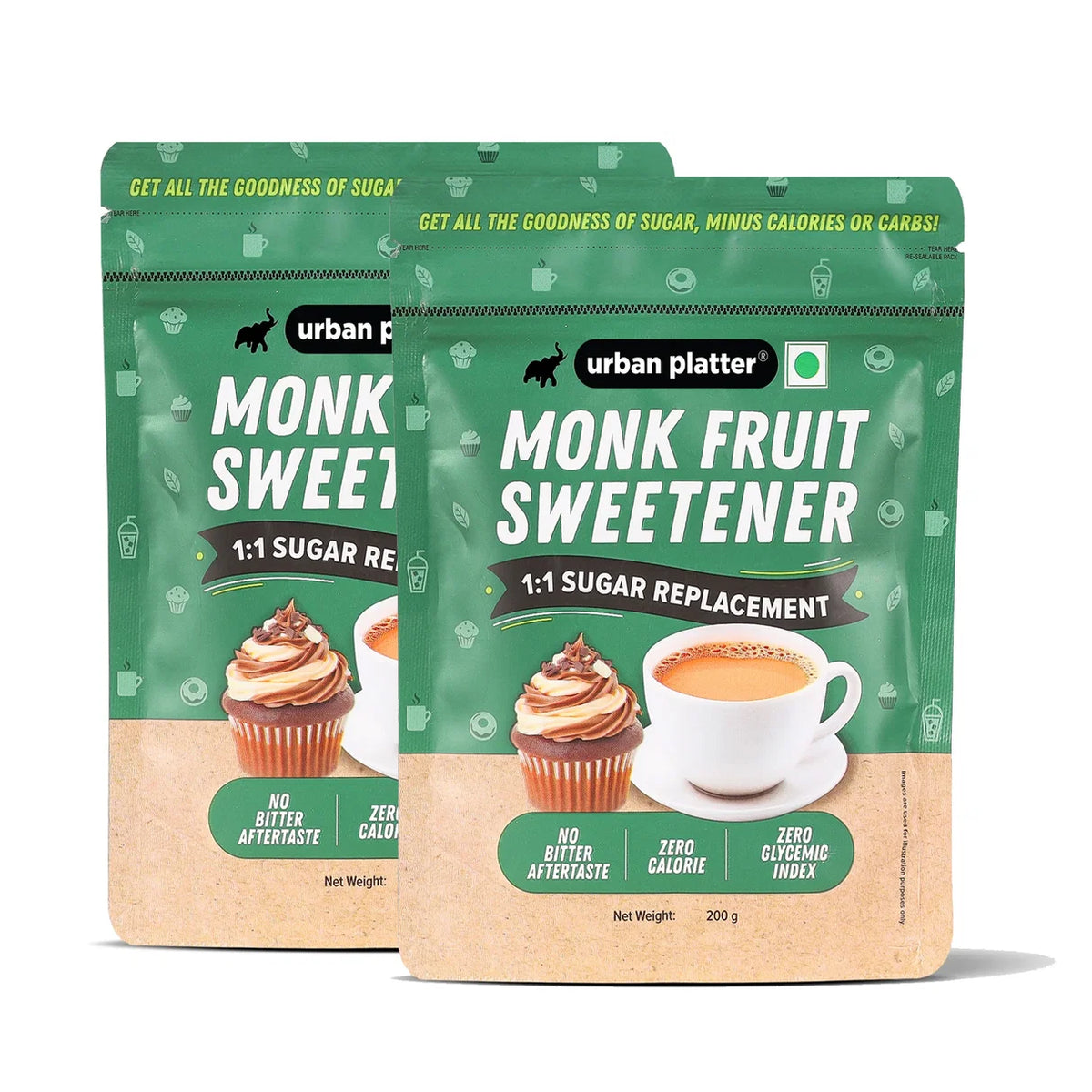 Monk Fruit Juice Concentrate -Zero Sugar, Carlorie, Keto & Low-Carb – Urban Platter – 200gm