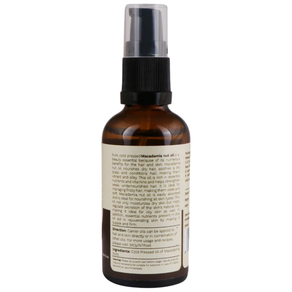 Macadamia Nut Oil | Pure (Helps Repair Scars & Stretch Marks) - USDA Organic - Vegan, Cruelty Free, Paraben Free & Preservatives Free - Tattvalogy – 50ml