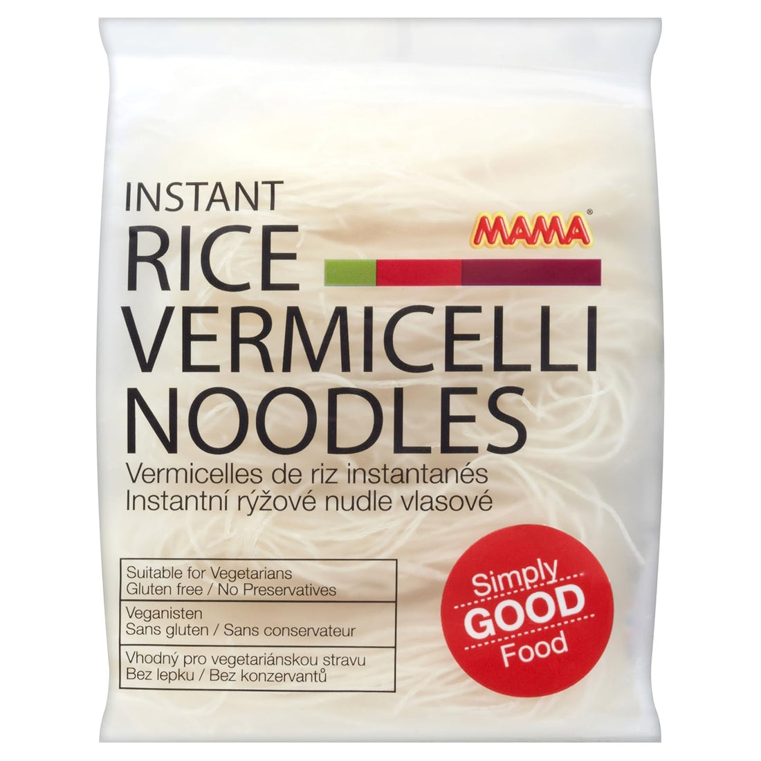 Vermicelli Noodles | Instant Rice Vermicelli Noodles - Gluten Free & No Added Preservatives - Mama - 225gm