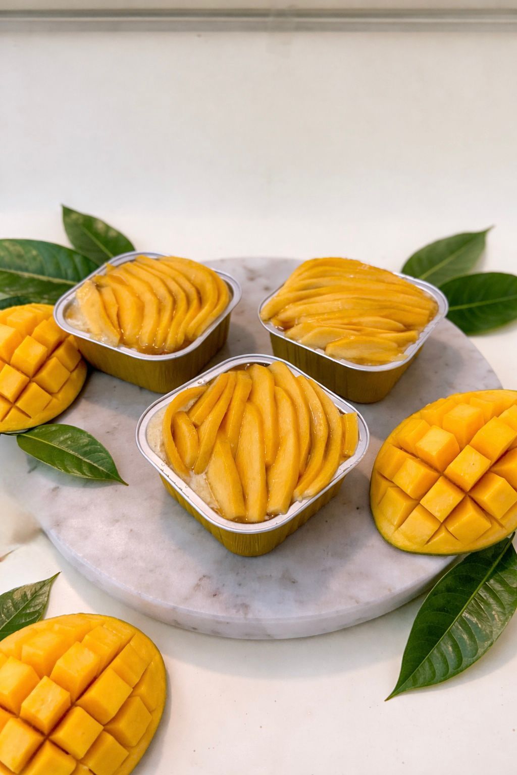 Cake | Mango Maple Coconut Cups - Vegan, Gluten Free & Refined Sugar Free - Nature&