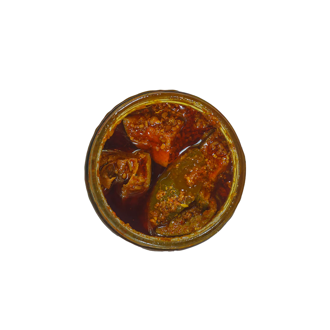 Pickle | Mango Heeng Pickle (Made With Cold Pressed Mustard Oil) - Pure Himalayan Flavor - No emulsifiers, Stabilisers, Nothing Artificial, No Flavour Enhancers, Colours & No Artificial Preservatives - Mount Karol - 220gm