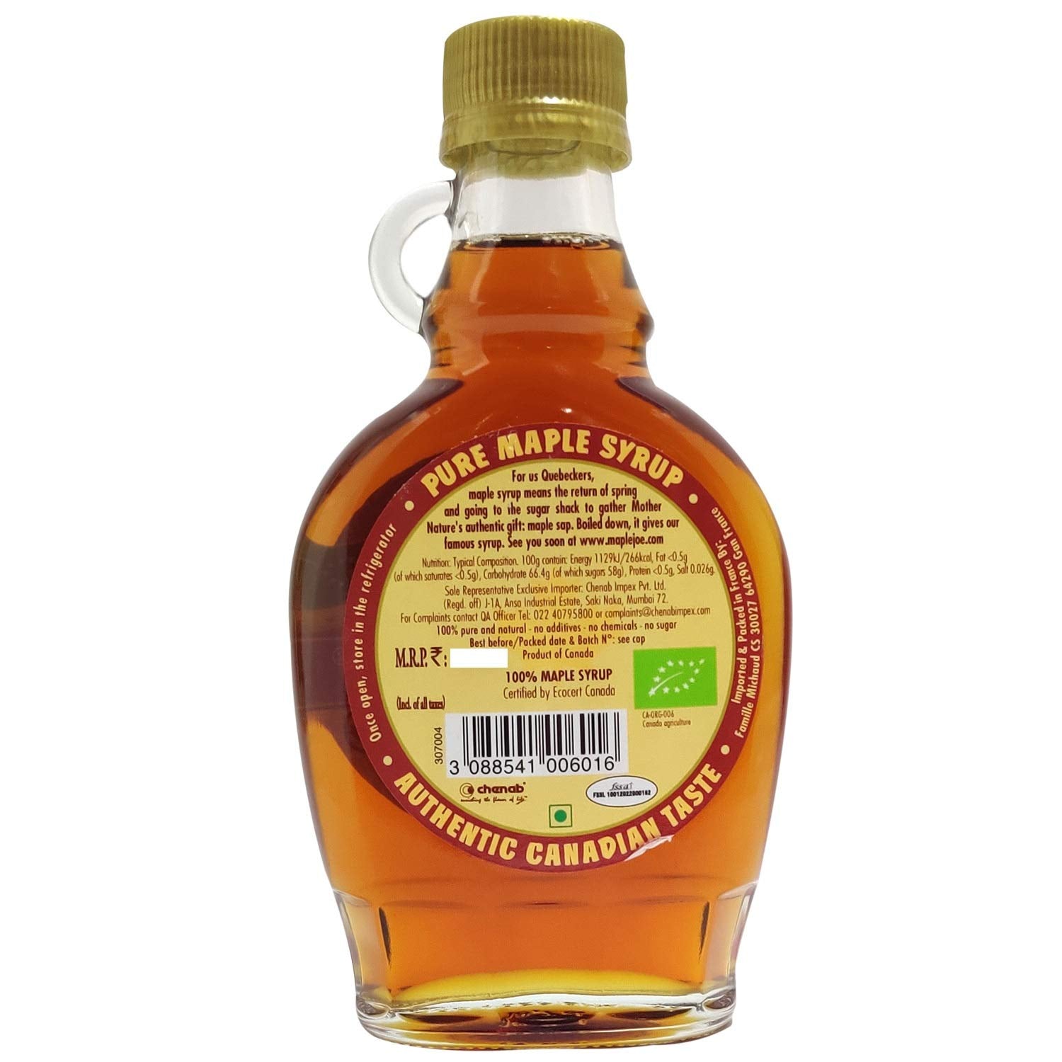Maple Syrup – Maple Joe – 250ml