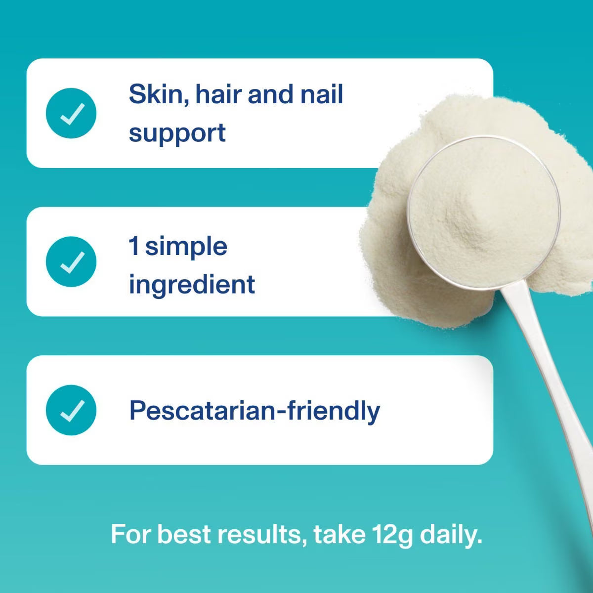 Collagen | Marine Collagen (Unflavored) 12g Collagen Peptides Per Serving - UK - Wild Caught - For Skin, Hair, Nail + Joint Support - Gluten Free, Dairy Free & Paleo Friendly - Vital Proteins - 221gm