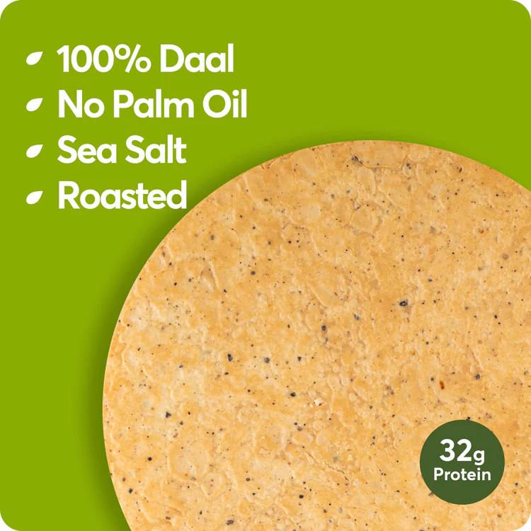 Khakhra | Math - High Protein Khakhra - Roasted - Vegan, Gluten Free, Jain Friendly, No Maida & No Added Palm Oil – Svasthyaa – 200gm