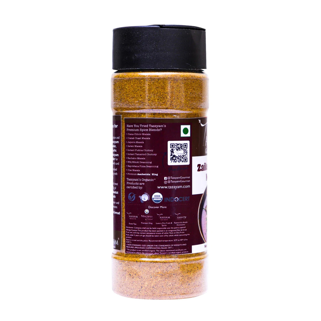 Meat Masala | Zaikedar - USDA Organic - Tassyam Organic - 100gm