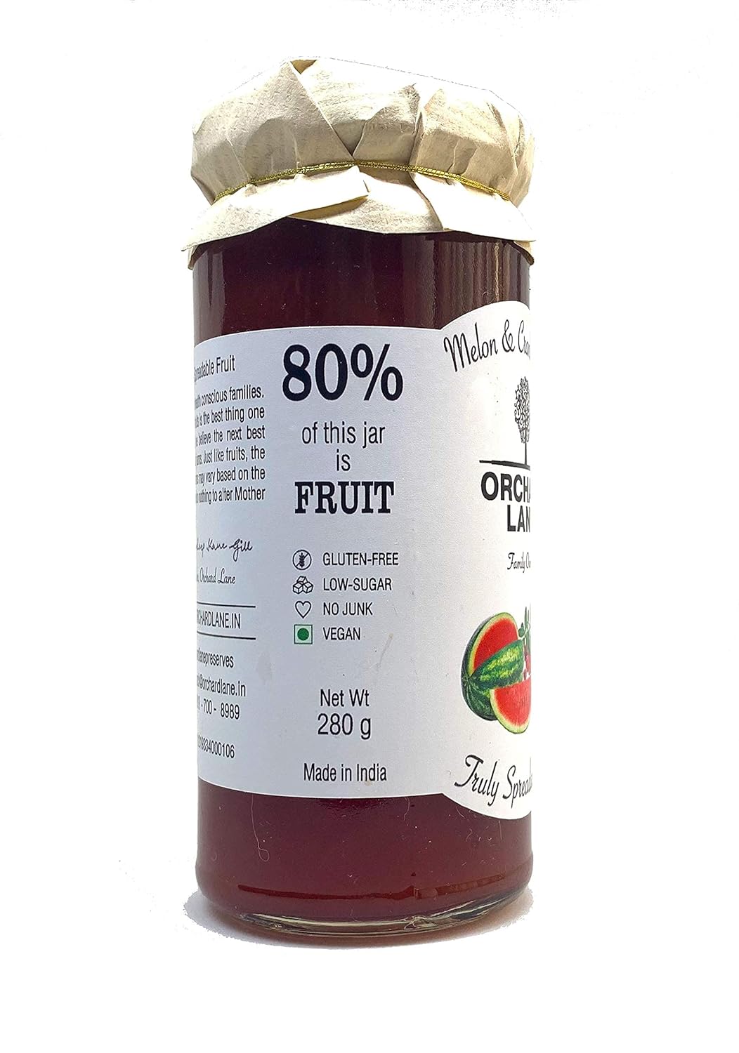 Melon & Cranberry Jam - Orchard Lane - 300gm