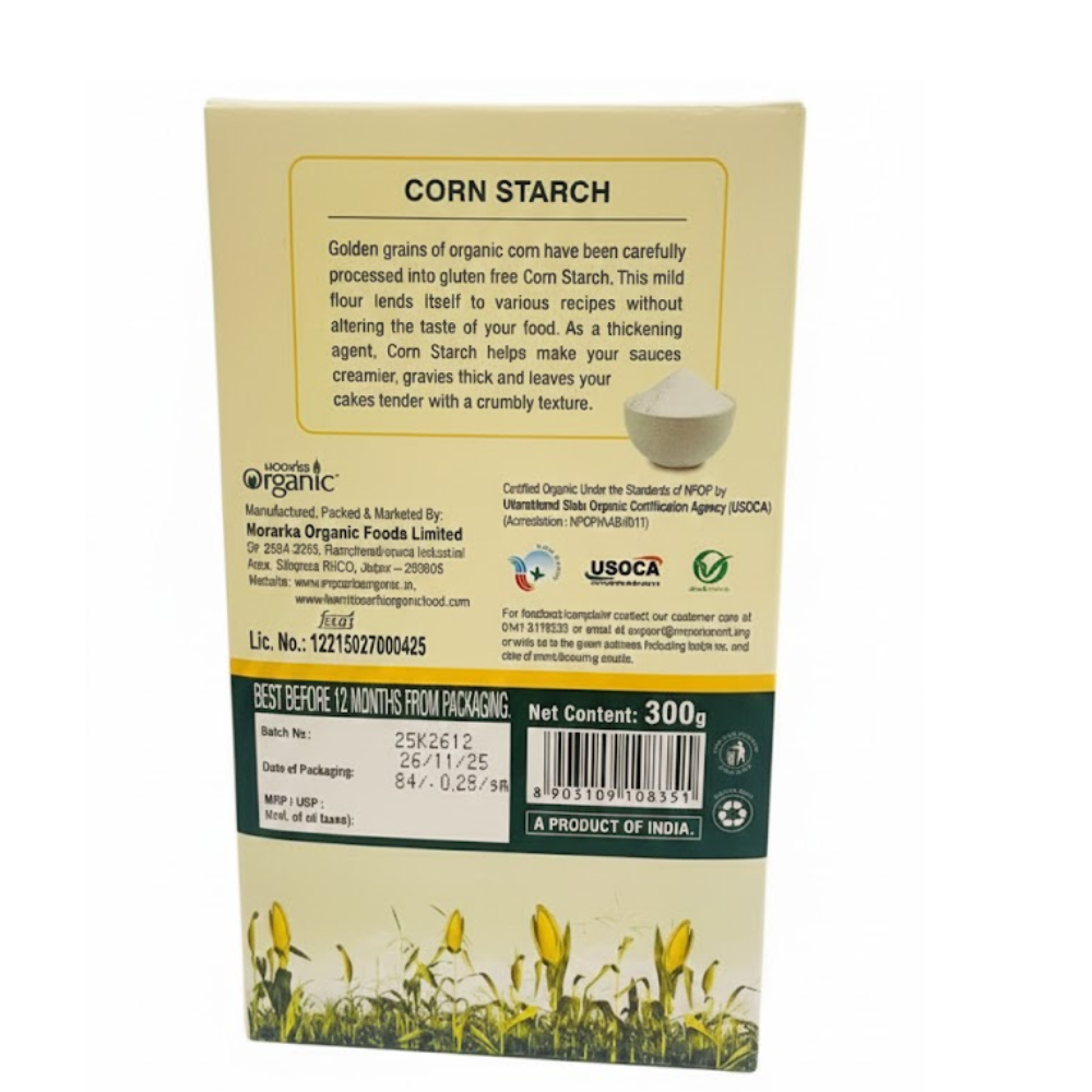 Corn Starch - Organic- Down to Earth-300gm